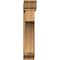 Ekena Millwork Westlake Traditional Rough Sawn Bracket w/ Offset Brace, Western Red Cedar, 8"W x 32"D x 40"H BKT0806X32X40WTL01RWR - alternate 3